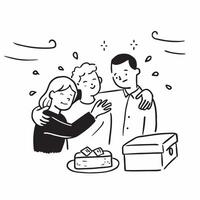 Family farewell dinner concept as High resolution image of a family farewell dinner with a glossy backdrop highlighting the emotions and warmth of saying goodbye with a special mea Dynamic vector