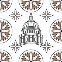 Enhance retro design with mosaic tile overlays vintage banner highlights white background for high impact marketing collateral concept as Distinctive mid century style combined wi Dynamic vector