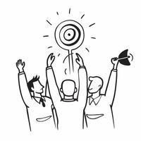 Employees celebrating a successful sales target achievement concept as High resolution image of employees celebrating a successful sales target achievement capturing joy success an Dynamic Set 2 vector