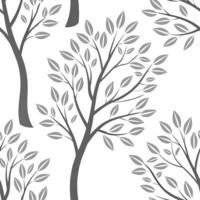 Elegant winter trees seamless tile pattern with frosted branches and silver leaves for sophisticated decor concept as Frosted branches and silver leaves arranged seamlessly to crea Dynamic vector