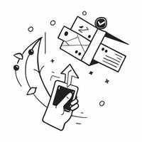 Digital transformation symbol with copy space for project planning concept as An artistic rendering of a digital transformation symbol with spacious copy space suitable for project Dynamic Set 8 vector