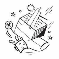 Digital transformation symbol with copy space for project planning concept as An artistic rendering of a digital transformation symbol with spacious copy space suitable for project Dynamic Set 9 vector