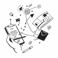 Digital transformation illustration with blank area for customizable text concept as A creative depiction of a digital transformation illustration featuring a blank area for custom Dynamic Set 11 vector