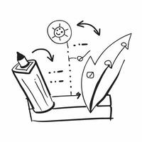 Digital transformation symbol with copy space for project planning concept as An artistic rendering of a digital transformation symbol with spacious copy space suitable for project Dynamic Set 4 vector