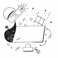 Digital transformation illustration with blank area for customizable text concept as A creative depiction of a digital transformation illustration featuring a blank area for custom Dynamic Set 2 vector