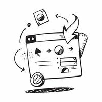 Digital transformation icon with blank space for custom branding concept as A customizable digital transformation icon with blank space for adding custom branding elements making i Dynamic vector