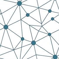 Digital network seamless pattern with holographic connection points and virtual data bridges forming intricate network circuits isolated white balance refined modern art concept as Dynamic vector