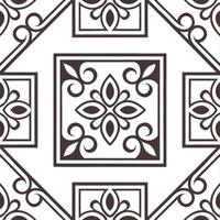Develop a seamless pattern featuring antique frames sophisticated tile layouts ornate curls decorative elegance concept as Timeless aesthetic combining vintage border frames and e Dynamic Set 2 vector
