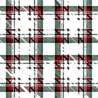 Design a seamless pattern featuring traditional Scottish tartan in deep red and forest green hues concept as Create a repeating pattern showcasing classic Scottish tartan with inte Dynamic vector