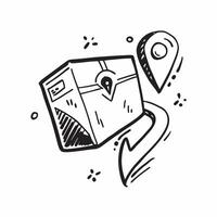 Delivery tracking icon with copy space for business presentations concept as A modern delivery tracking icon design with generous copy space perfect for enhancing business presenta Dynamic Set 3 vector