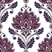 Design a seamless pattern featuring intricate Victorian floral motifs in rich jewel tones concept as Create a seamless pattern showcasing Victorian era floral designs with ornate d Dynamic vector