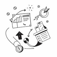 Data summary illustration with copy space for business reports concept as A visually appealing data summary illustration with copy space designed to enhance business reports and pr Dynamic Set 6 vector