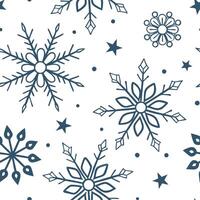 Delicate snowflake motifs seamless tile pattern with shimmering ice crystals and white accents concept as Delicate snowflake motifs adorned with shimmering ice crystals and white a Dynamic vector