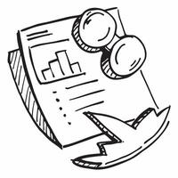 Data summary icon with copy space on white background concept as A illustration of a data summary icon with ample copy space on a white background perfect for report and ana Dynamic vector