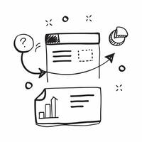 Data summary icon with space for text and graphics on a blue background concept as A modern data summary icon design featuring space for both text and graphics on a blue background Dynamic Set 3 vector