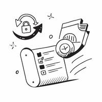 Data privacy PDPA icon with copy space for business presentations concept as A modern data privacy PDPA icon design with generous copy space perfect for enhancing business presenta Dynamic Set 3 vector
