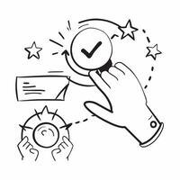 Customer satisfaction symbol with copy space for project planning concept as An artistic rendering of a customer satisfaction symbol with spacious copy space suitable for project p Dynamic Set 2 vector