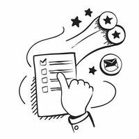 Customer satisfaction icon with ample space for text and graphics concept as An iconographic customer satisfaction design offering ample space for both text and graphics perfect fo Dynamic vector