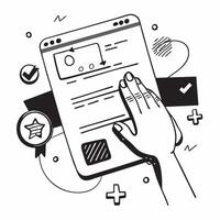 Customer application symbol with copy space for project planning concept as An artistic rendering of a customer application symbol with spacious copy space suitable for project pla Dynamic vector