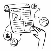 Customer application icon with copy space on white background concept as A illustration of a customer application icon with ample copy space on a white background perfect fo Dynamic Set 3 vector