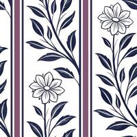 Create a seamless pattern featuring vintage stripes with a nautical theme in navy and white concept as Design a repeating pattern with vintage stripes in navy and white incorporat Dynamic Set 3 vector