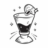 Craft cocktail with a classic twist concept as High resolution image of a craft cocktail with a classic twist and a glossy backdrop highlighting the timeless and elegant elements i Dynamic Set 2 vector