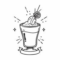 Craft cocktail with a sugar rim concept as High resolution image of a craft cocktail with a sugar rim and a glossy backdrop highlighting the sweet and decorative elements in mixolo Dynamic Set 2 vector