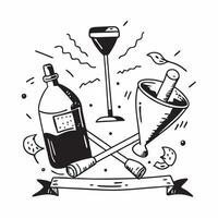 Craft cocktail making tools concept as High resolution image of craft cocktail making tools with a glossy backdrop showcasing the essential equipment for bartenders and mixologists Dynamic vector