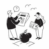Couple calculating retirement savings concept as High resolution image of a couple calculating their retirement savings with a glossy backdrop emphasizing the importance of careful Dynamic vector