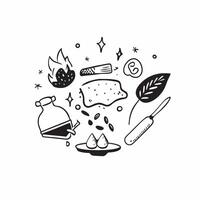 Cooking class with seasonal ingredients concept as High resolution image of a cooking class with seasonal ingredients and a glossy backdrop showcasing the fresh and timely componen Dynamic Set 2 vector