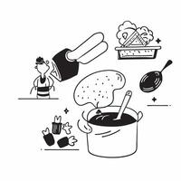 Cooking class with diverse cuisine concept as High resolution image of a cooking class with diverse cuisine and a glossy backdrop showcasing the variety and cultural aspects of cul Dynamic Set 2 vector