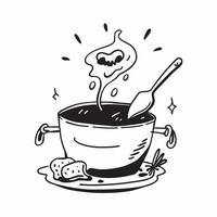 Cooking class with a focus on soups concept as High resolution image of a cooking class with a focus on soups and a glossy backdrop showcasing the techniques and flavors involved i Dynamic Set 2 vector
