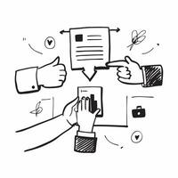 Collaboration point illustration with copy space for business reports concept as A visually appealing collaboration point illustration with copy space designed to enhance business Dynamic vector