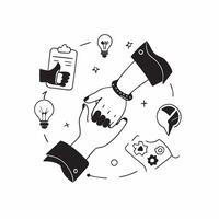 Collaboration point icon with ample space for text and graphics concept as An iconographic collaboration point design offering ample space for both text and graphics perfect for il Dynamic vector