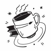 Coffee mug icon with space for text and graphics on a blue background concept as A modern coffee mug icon design featuring space for both text and graphics on a blue background per Dynamic vector