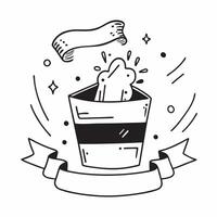 Coffee festival concept as High resolution image of a coffee festival with a glossy backdrop highlighting the celebration and enjoyment of coffee culture in Photo Stock Concept Dynamic vector