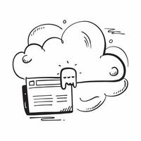 Cloud service icon with space for motivational quotes concept as A modern cloud service icon design with ample space for motivational quotes perfect for creating business posters a Dynamic vector