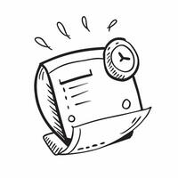 Clock icon with copy space on a white background concept as A image of a clock icon with generous copy space on a white background ideal for business time management and pro Dynamic Set 2 vector