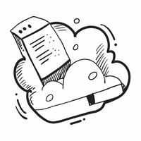 Cloud service icon with copy space for business presentations concept as A modern cloud service icon design with generous copy space perfect for enhancing business presentations an Dynamic Set 3 vector