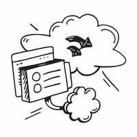 Cloud service icon with copy space for business presentations concept as A modern cloud service icon design with generous copy space perfect for enhancing business presentations an Dynamic vector