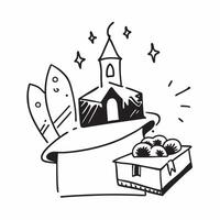 Church hosting a festive bake off for fundraising concept as High resolution image of a church hosting a festive bake off to raise funds during a crisis highlighting community supp Dynamic vector