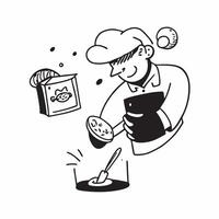 Chef preparing healthy snack recipes concept as High resolution image of a chef preparing healthy snack recipes with a glossy backdrop showcasing the creativity and culinary skills Dynamic vector