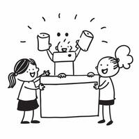 Children hosting a festive lemonade stand for funds concept as High resolution image of children hosting a festive lemonade stand to raise funds during a crisis showcasing enthusia Dynamic vector