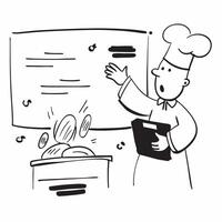 Chef teaching a cooking class concept as High resolution image of a chef teaching a cooking class with a glossy backdrop highlighting the hands on learning experience and culinary Dynamic Set 2 vector