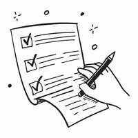 Checklist symbol with copy space for project planning concept as An artistic rendering of a checklist symbol with spacious copy space suitable for project planning goal setting and Dynamic vector