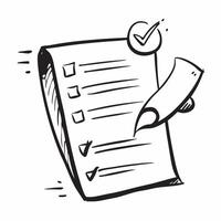 Checklist symbol with copy space for website banners concept as A sleek checklist symbol with generous copy space suitable for creating eye catching website banners and headers to Dynamic vector
