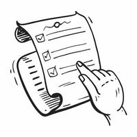 Checklist illustration with blank area for customizable text concept as A creative depiction of a checklist illustration featuring a blank area for customizable text ideal for pres Dynamic vector