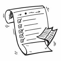 Checklist symbol with copy space for strategic planning concept as A strategic planning oriented checklist symbol with ample copy space ideal for visualizing long term goals object Dynamic vector