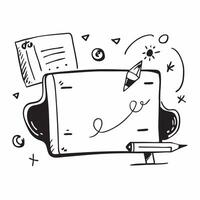 Chalkboard icon with ample space for text and graphics concept as An iconographic chalkboard design offering ample space for both text and graphics perfect for illustrating compreh Dynamic vector