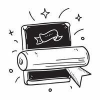 Chalkboard and chalk icon with blank space for custom branding concept as A customizable chalkboard and chalk icon with blank space for adding custom branding elements making it su Dynamic vector